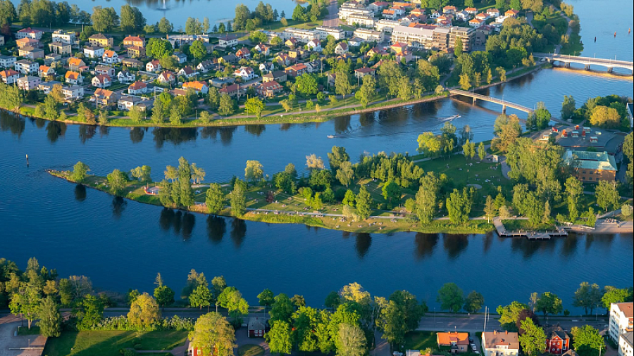 Sundsta (övre del av bilden) - Årtal 2021